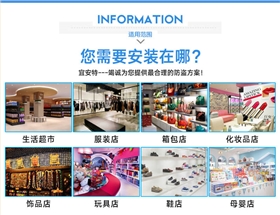 人流量計數器聲磁防盜系統使用場所