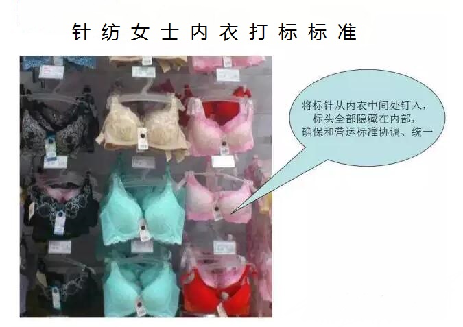 服裝店內衣防盜扣打標