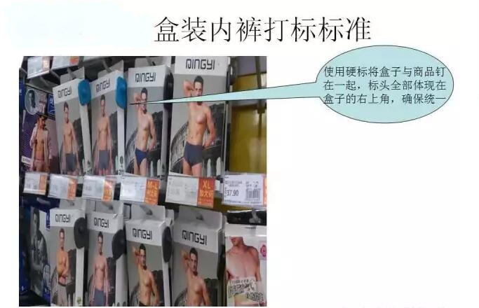 盒裝內(nèi)褲上防盜硬標簽