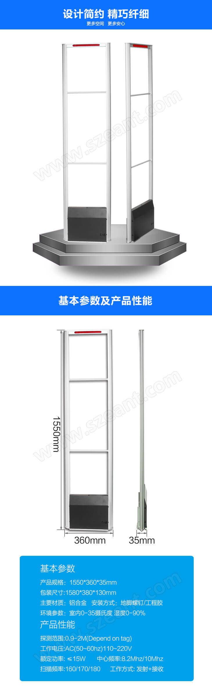 超市門口感應器細節圖一