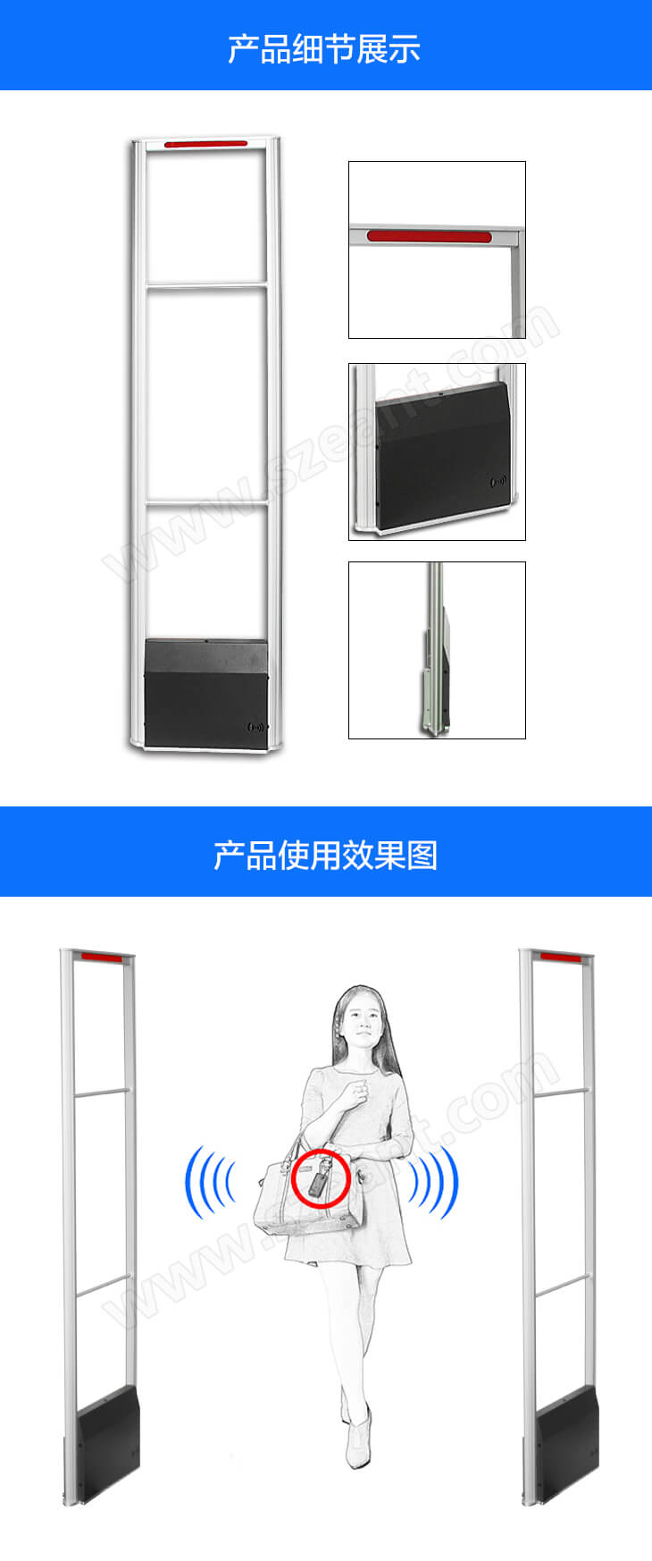 超市門口感應器細節圖二