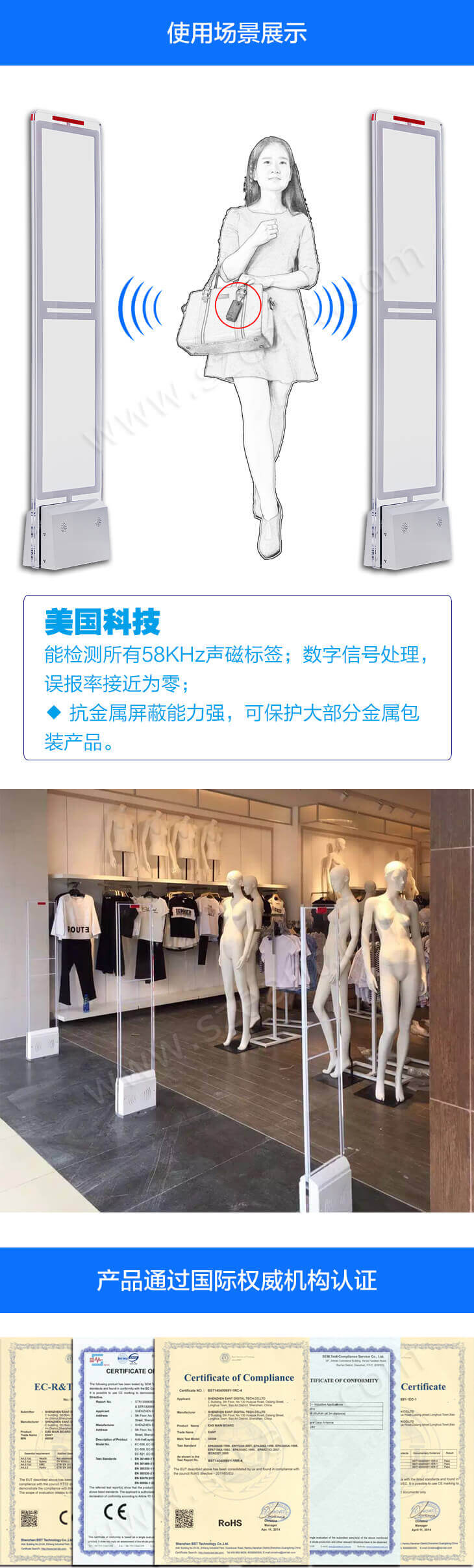 亞克力聲磁防盜天線細節圖三